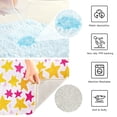 thumbnail image 3 of Yayeee Bath Rug for Bathroom Floor Non Slip Rectangle Fluffy Soft Absorbent Mat, 16"x24", Light Pink Stars, 3 of 7