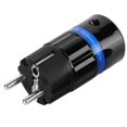 thumbnail image 4 of Enchufe de alimentación chapado en rodio de cobre puro para cable de alimentación de audio HIFI Enchufe europeo 100-250 V (E104R (enchufe macho)), 4 of 5