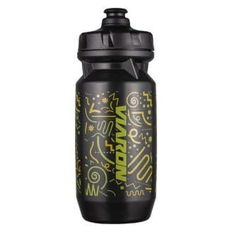 Blackburn's Locking Valve Water Bottle with Cage for Bike - 22oz