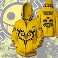 thumbnail image 3 of Sudadera con capucha de anime con estampado 3D, sudadera tipo pulóver, mono D Luffy, Ace, Sabo, Shanks, Law, traje de chándal de batalla, ropa de abrigo informal, 3 of 5