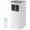 White body, cool grey cover, variant on Portable Air Conditioner, 8,000 BTU for Large Room up to 450 Sq. Ft., Smart AC with Window Kit and 24H Timer, Dehumidifier & Fan Modes, Bedroom AC Unit