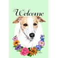 thumbnail image 1 of Whippet - Best of Breed Welcome Flowers Garden Flags, 1 of 1