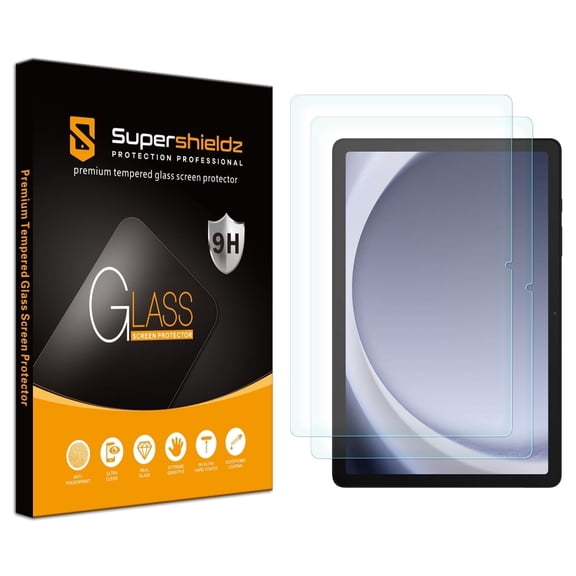 (2 Pack) Supershieldz Designed for Samsung Galaxy Tab A11 Plus/ Tab A9 Plus (11 inch) / Tab A9 Plus Kids Edition (11 inch) Screen Protector, [Tempered Glass] Anti Scratch, Bubble Free