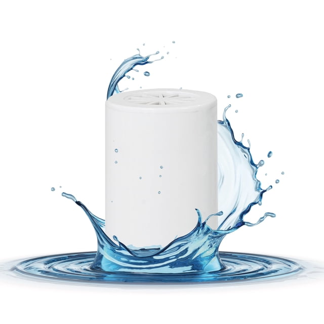 Repuesto Núcleo Filtro Purificador Para Regadera 12 Meses Color Blanco