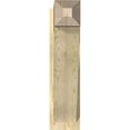 thumbnail image 2 of Ekena Millwork 8"W x 28"D x 32"H Traditional Rough Sawn Craftsman Outlooker, Douglas Fir, 2 of 4