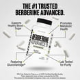thumbnail image 3 of NutraBio Berberine Advanced Supplement (Dihydroberberine) Advanced Absorption Carbohydrate Tolerance Support, 200 mg, 60 Capsules, 3 of 9