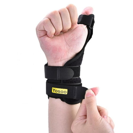 Brace Stabilizer Guard Spica Support Your Finger for Arthritis Tendonitis Sprained Thumb Symptoms Broken Hyperextended Thumb, One Size, Unisex,