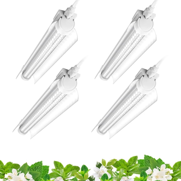 Luces de cultivo Barrina T8 60W 30 cm Espectro completo Paquete de 4