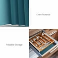 thumbnail image 6 of Placemats 1 Pack, Turquoise Grey Ombre Woven Placemat, Linen Place Mats for Kitchen/Dining Tables, Farmhouse Gradient Minimalist Washable Table Mats for Party, 6 of 8