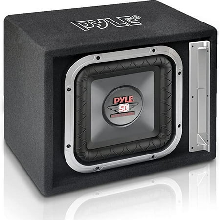 Pyle 10" Single Series Vented Subwoofer Enclosure High Powered Woofers W/ a Non-Pressed Paper Cone