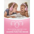 thumbnail image 4 of Seenda Kids Headphones for Girls with Microphone, Wired Kids Headphones for School Pad Phone Tablet, 85dB Volume Limited Hearing Protection, Preschool Graduation and Back to School Gifts for Kids, 4 of 7