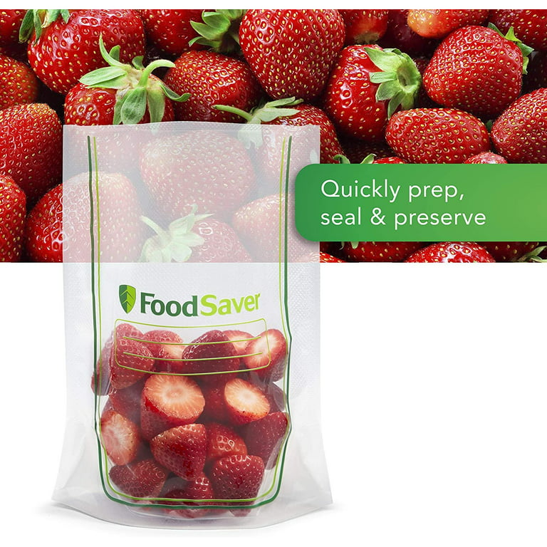 FoodSaver Easy Fill 1-Quart Vacuum Sealer Bags Commercial Grade