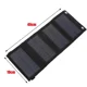 thumbnail image 1 of Panel Solar plegable USB portátil, cargador de batería de energía móvil, célula Solar, resistente al agua, 30W, 20W, 5V Fivean unisex, 1 of 2