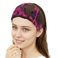 thumbnail image 4 of Unique Bargains 1 Pc Headband Flowers Lace Wide Hairband for Women Rose Red, 4 of 5