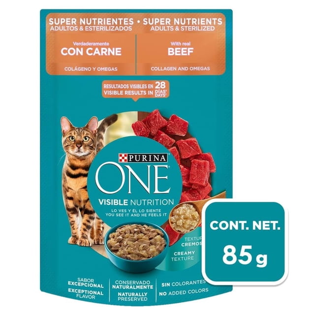 Alimento para Gato Purina One Wet Adulto y Esterilizado Súper Nutriente 85 g