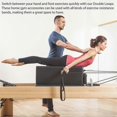 thumbnail image 3 of 2pcs Double Loop Straps,feet Straps, Yoga Double Loop Straps Padded D-ring Ankle Strap, 3 of 5
