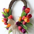 thumbnail image 3 of Yuarrent Guirnalda de puerta, artificial, flor falsa, colorida, multicolor, para fiesta, multiusos, dulce regalo, suministros de boda Kits de decoración para fiestas, 3 of 6