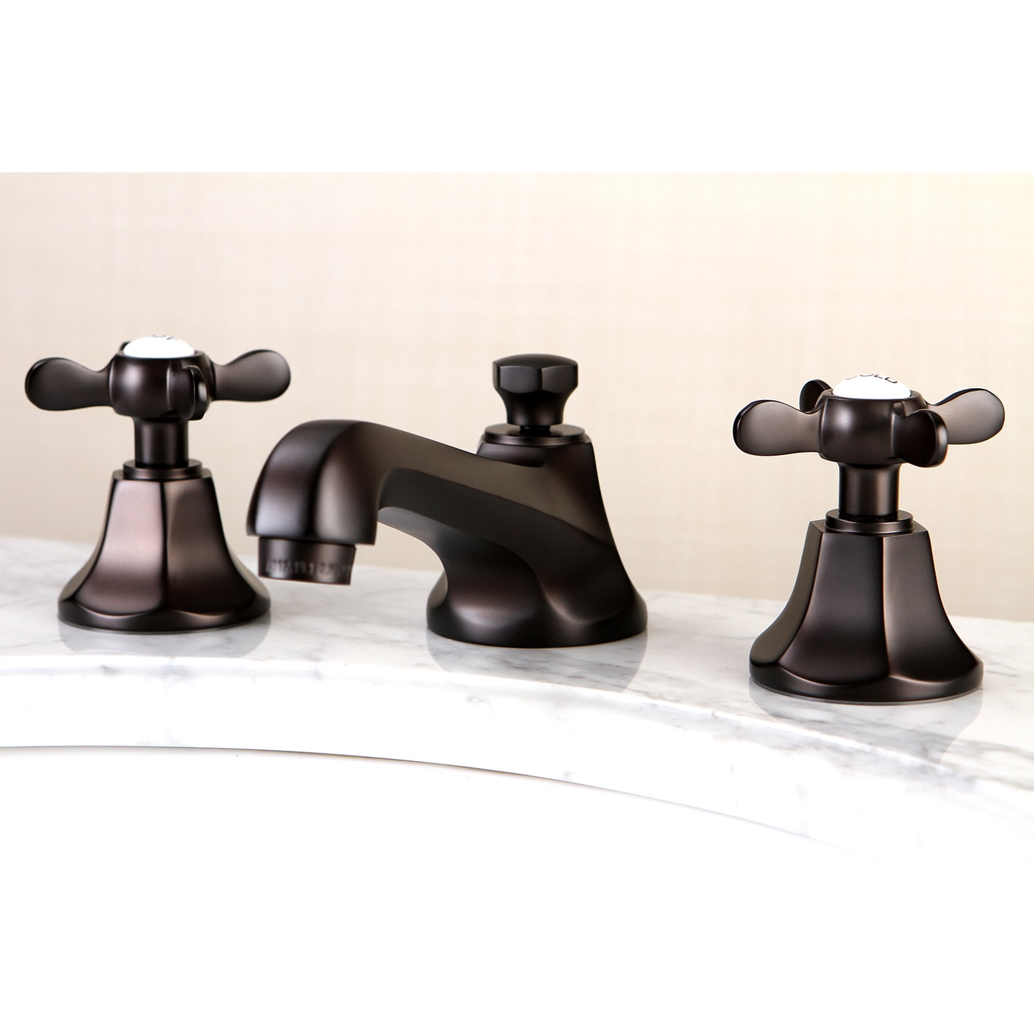 Kingston Brass Widespread Bathroom Faucets In Brushed Nickel Finish KS4468BEX