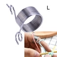 thumbnail image 3 of Punta Del Dedo Herramientas para tejer con la yema del dedo de acero inoxidable Accesorios para tejer manualidades (grande), 3 of 7