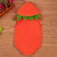 thumbnail image 6 of Vividxx Halloween Pumpkin Suit Short Sleeve Baby Fart Crawling Suit Jumpsuit Solid Color Newborn O-Neck Leisure Bodysuits, 6 of 9
