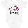 thumbnail image 3 of Inktastic I Love My Mommy- Hearts Boys or Girls Baby Bodysuit, 3 of 5