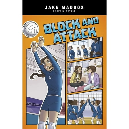 Jake Maddox Graphic Novels Block and Attack, (Paperback)