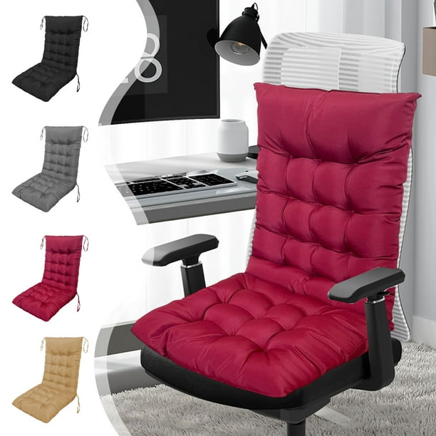Cojín de Suelo Acolchado para Sillón de Oficina o Sala de Estar | Cojín Transpirable para Sillón Reclinable | Cojín de Asiento de Nailon y Elastano Negro | 110 X 50 X 8 Cm | 1 Unidad
