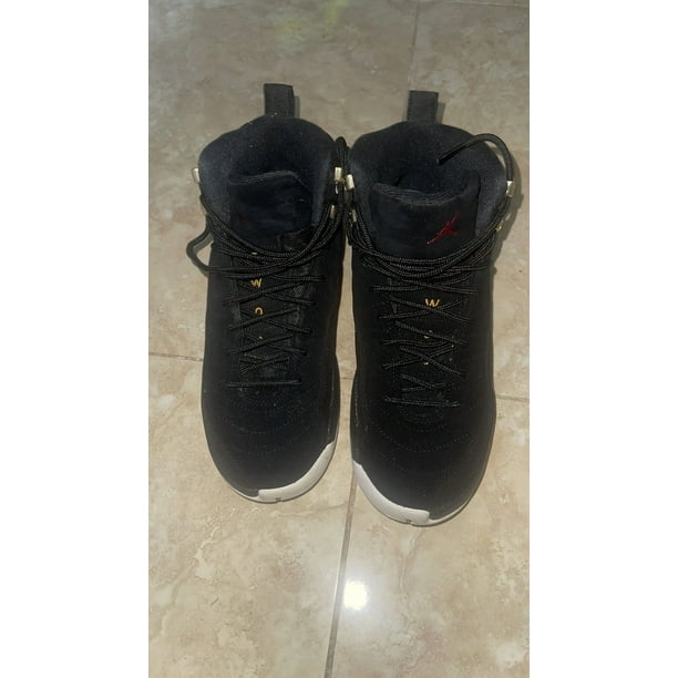 N I-K-E Jo r-dan 12 Retro Black Men's Size 6.5 In Very Good Conditions Worn Twice