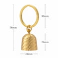 thumbnail image 4 of MYG Brass Bear Bell With Keyring Camping Protection Clear Sound for Hiking Cycling, 4 of 9