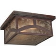 thumbnail image 6 of Meyda Tiffany 83099 Hyde Park Hill Top 2 Light 14" Wide Flush Mount Square Ceiling Fixture, 6 of 7