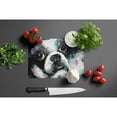 thumbnail image 3 of Boston Terrier Pretty Please Glass Cutting Board 12 in x 15 in, 3 of 5