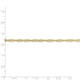 thumbnail image 2 of 14k Yellow Gold 2.75mm Hollow Singapore Chain Necklace - 24 Inch, 2 of 2