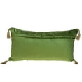 thumbnail image 2 of Parkland Collection Zella 12x24" Quilted Fabric Throw Pillow in Green/Gold, 2 of 3