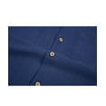 thumbnail image 6 of SPEEDRUN Mens Dress Shirts Regular Fit Short Sleeve Casual Business Shirt Navy M, 6 of 7