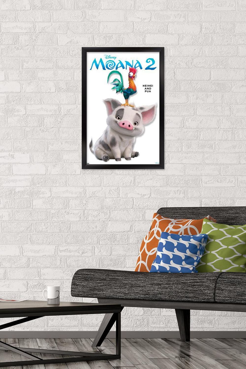 Disney Moana 2 - Heihei and Pua Feature Series Wall Poster