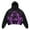 Purple, variant on Hooded Sweatshirt for Women Crew Neck Graphic Printed Long Sleeve Hoodies Loose Fit Tops Casual Fall Y2K Pullover Shirt with Pocket
