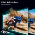 thumbnail image 3 of Acer Predator XB273K 27 4k Gaming Monitor | AMD FreeSync Premium | ZeroFrame Design | 160Hz Refresh | Up to 0.5ms Response | Height, Tilt, Swivel, Pivot Adjust | HDR 400 | 1 x DP 1.4 & 2 x HDMI 2.1, 3 of 5