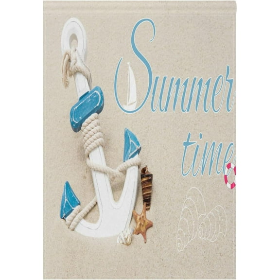 Summer House Flag 28 x 40 Double Sided Summer Time Garden Yard Flags Welcome Hello Summer Beach Anchor Outdoor Indoor Banner for Party Home Decorations