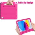 thumbnail image 3 of BMOUO Kids Case for iPad (A16) 11th Generation 11 Inch 2025, iPad 10th Generation 10.9" 2022 with Built-in Screen Protector Durable Shockproof Lightweight Handle Cover for iPad 10/11 Gen, Rose, 3 of 8