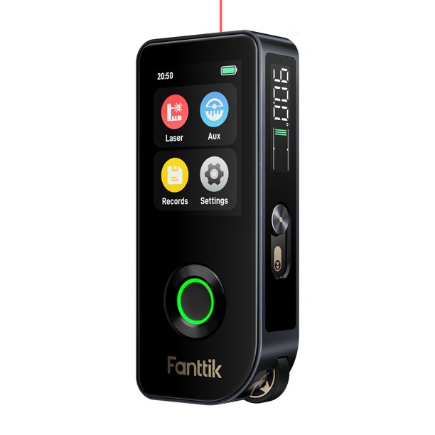 Herramienta de medición láser Fanttik A11 Ultra 3 en 1 de 60 m con pantalla táctil