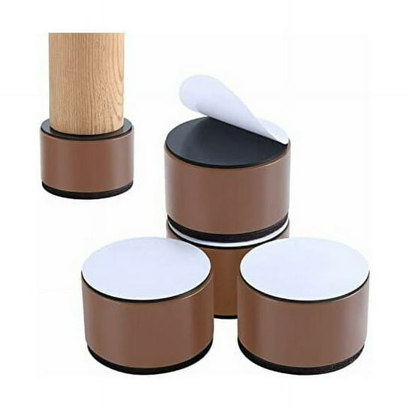 Bed Risers Furniture Risers Add 2 Inches Height, 10000 Lbs Solid Steel Supports, Table Riser, Chair or Sofa Riser, Set of 4 Furniture Risers