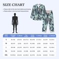 thumbnail image 3 of Bingfone Men's Pajama Set 2 Piece Loungewear PJs, Long Sleeve with Pajama Pants-Butterflies Skull Bows, 3 of 7