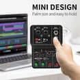 thumbnail image 2 of Professional Audio Mixer Sound Card with Monitor Electric Guitar Live Broadcast Recording for Studio Singing Computer PC, 2 of 4