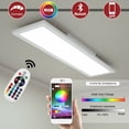 thumbnail image 2 of Gymax 18W RGB LED Ceiling Light w/ APP & Remote Control Home, 2 of 9