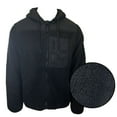 thumbnail image 1 of Jack &amp; Jones Men's Black Jacket Authentic Sherpa Teddy Fleece (S01), 1 of 12