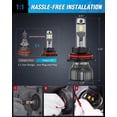 thumbnail image 2 of Nilight 9007/HB5 Led Headlight Bulbs E30 Series 70W 14000LM 6500K IP67 | 2 BULBS, 2 of 6