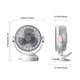 thumbnail image 5 of Descuentos Increíbles, Mini ventilador de escritorio con clip para oficina, dormitorio, cama para estudiantes, silencioso, pequeño, modelo con carga USB, batería de larga duración Akmoler, 5 of 7