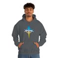 thumbnail image 5 of Blue/Yellow Cross Hoodie, 5 of 9