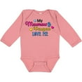 thumbnail image 3 of Inktastic My Mawmaw and Pawpaw Love Me with Hearts Boys or Girls Long Sleeve Baby Bodysuit, 3 of 5