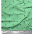 thumbnail image 1 of Soimoi Poly Georgette Fabric Frog Animal Print Fabric by The Yard 52 Inch Wide, 1 of 3